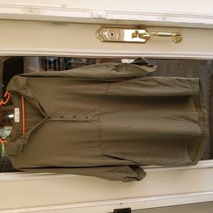 NWT XLarge Time & Tru Button Down Shirt Dress Relaxed Fit